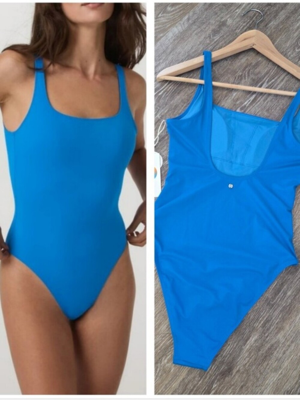 Vuori Encinitas One Piece Women's Swimsuit NWT Regatta Blue Athletic Resortwear